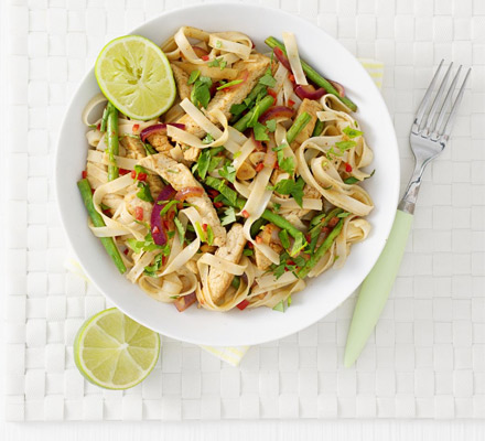 Thai turkey stir-fry