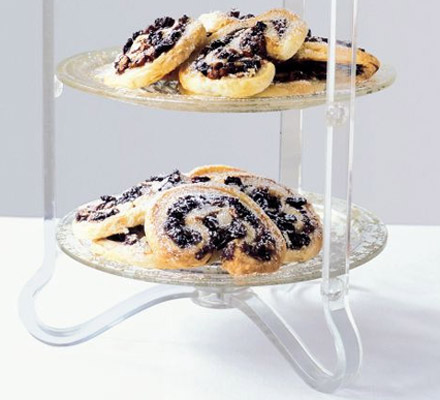 Mincemeat & pecan palmiers