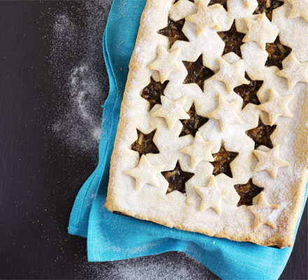 Starry mincemeat slices