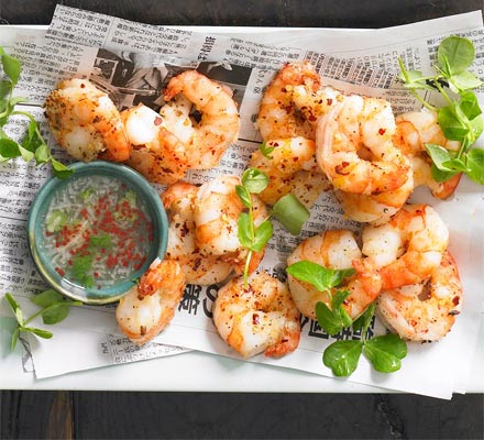 Salt & pepper prawns