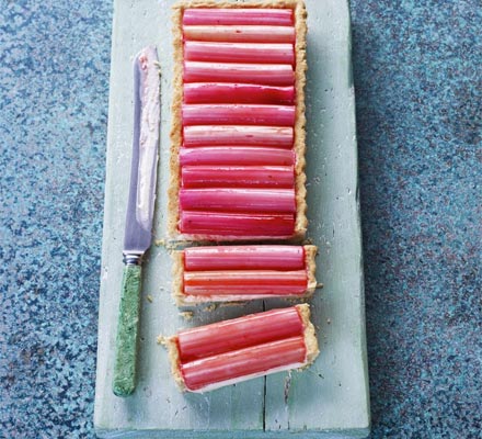 French rhubarb tart