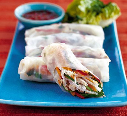 Vietnamese veg parcels