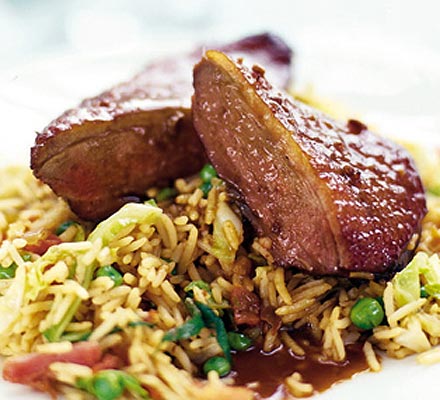 Soy roast duck with hoisin gravy