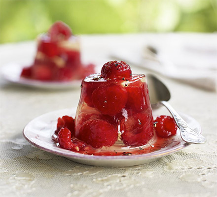 Elderflower & raspberry jelly