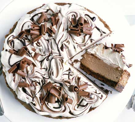 Double chocolate cheesecake