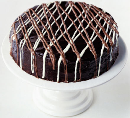 Chocolate drizzle & truffle torte