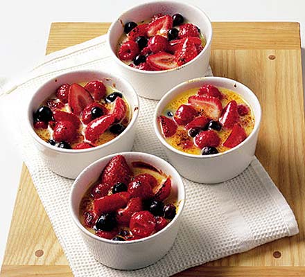 Gratin of summer berries