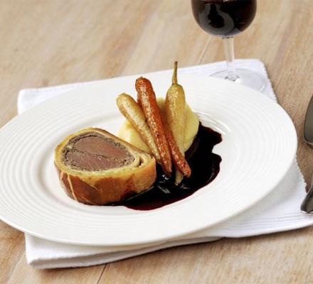 Venison & wild mushroom Wellington