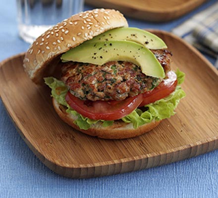 Tangy tuna burgers