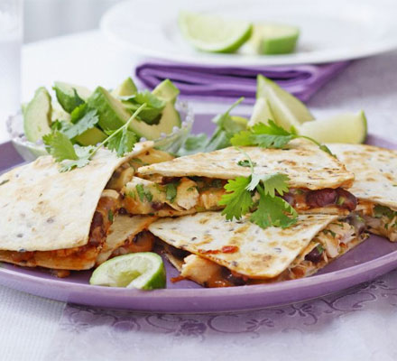 Chicken quesadillas