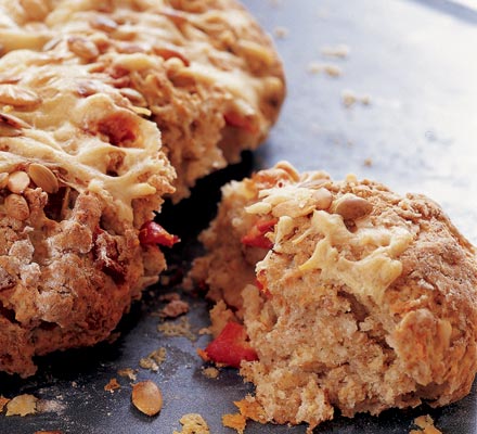 Cheesy bonfire bread