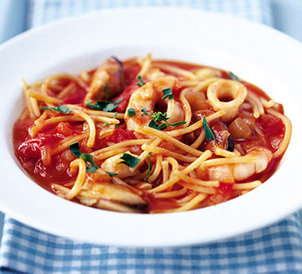 20-minute seafood pasta