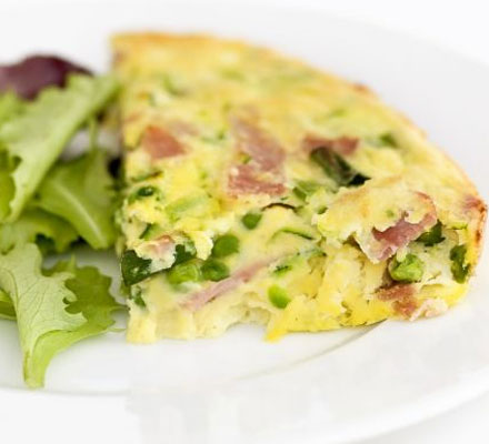 Easy cheesy frittata