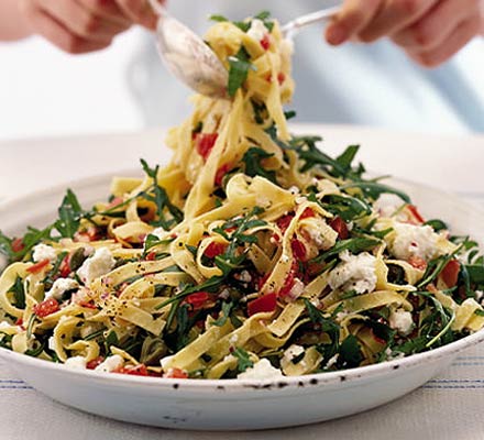 Tricolore tagliatelle