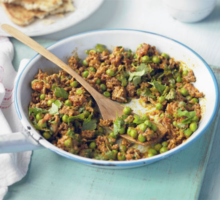 Keema with peas