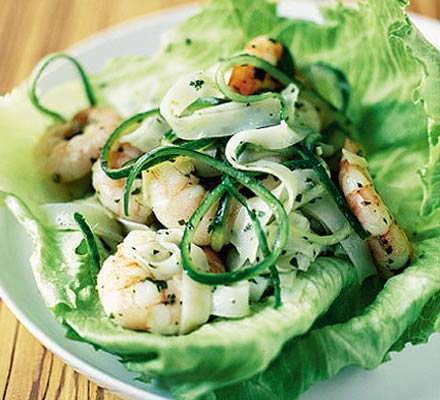 Prawn & herb noodle salad