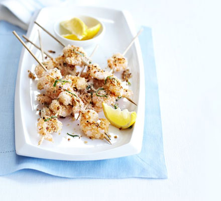 Amalfi-style prawns