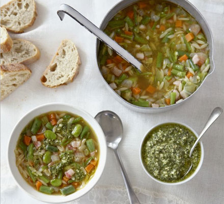 Green bean minestrone