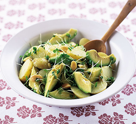 Potato & avocado salad