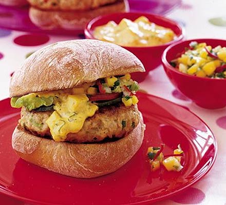 Thai turkey burgers