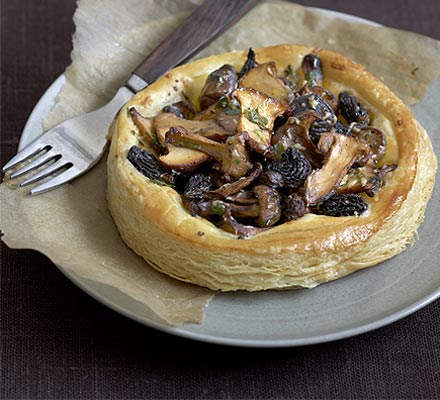 Wild mushroom tartlets