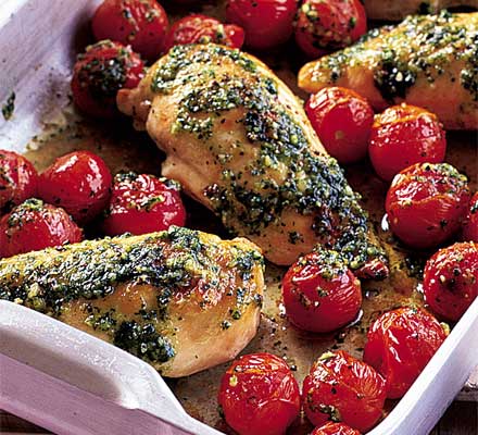 Summer traybake chicken