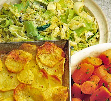 Tray-baked potatoes