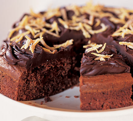 Dark chocolate & orange cake