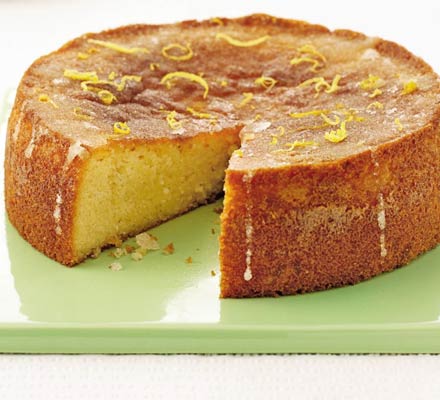 Gluten-free lemon drizzle cake