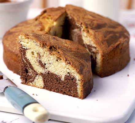 Chocolate marble cake