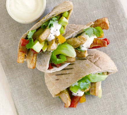 Turkey & pepper pittas