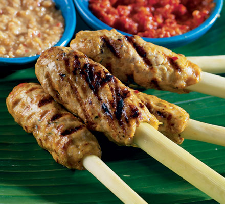 Balinese chicken satay