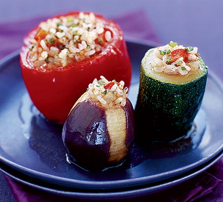 Stuffed baby vegetables