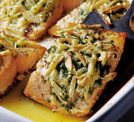 Mary Cadogan’s salmon with a cheesy crunch crust