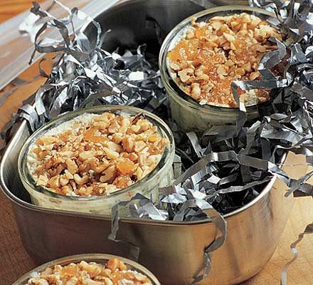 Apricot stilton pots