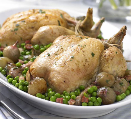 Herb-roast chicken