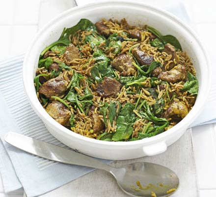 Quick lamb biryani