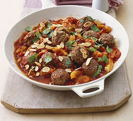 Speedy Moroccan meatballs