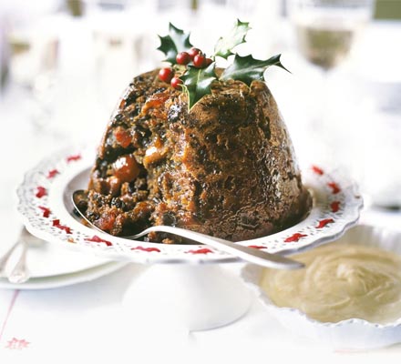 Christmas pudding with citrus & spice