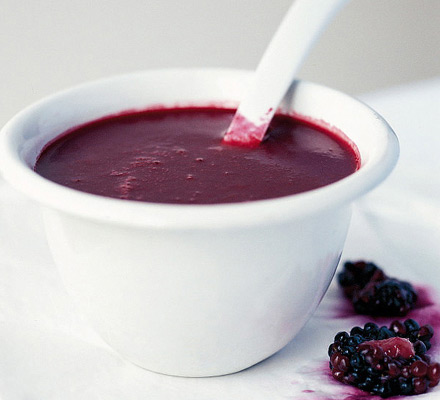 Blackberry coulis