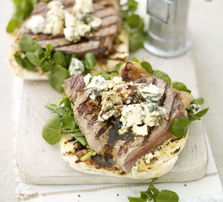 Steak & stilton bruschetta