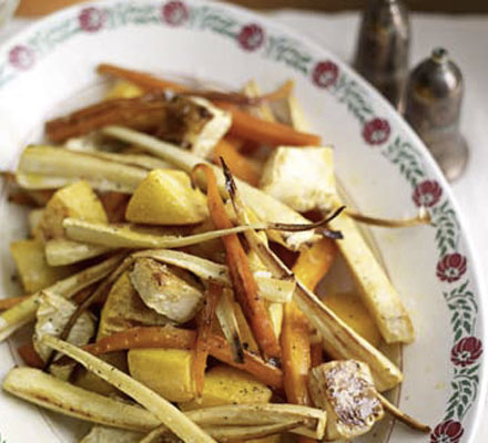 Roasted root vegetables