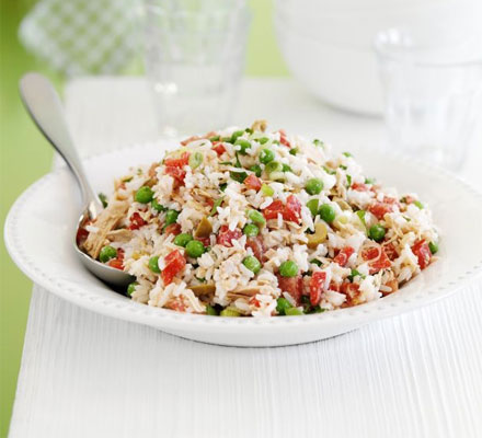 Help-yourself tuna rice salad