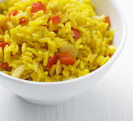 Yellow pepper rice