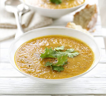 Carrot & coriander soup