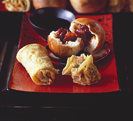 Omelette vegetable rolls