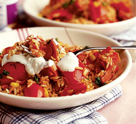 Microwave jambalaya