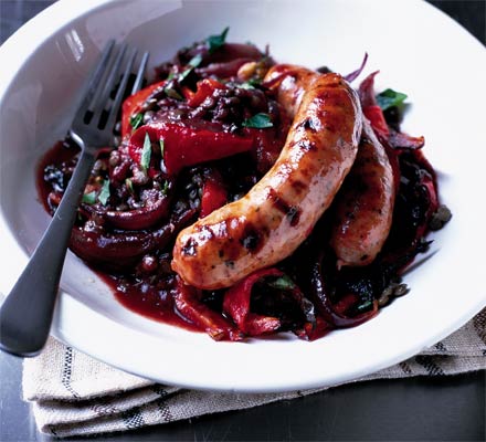 Sausage & lentil one-pot