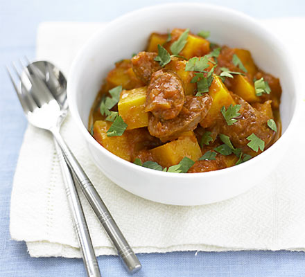 Squash & chorizo stew