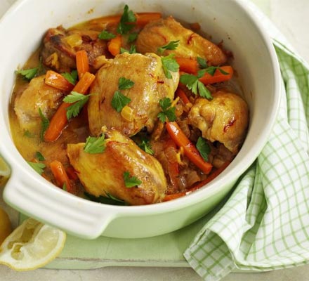 Easy chicken tagine